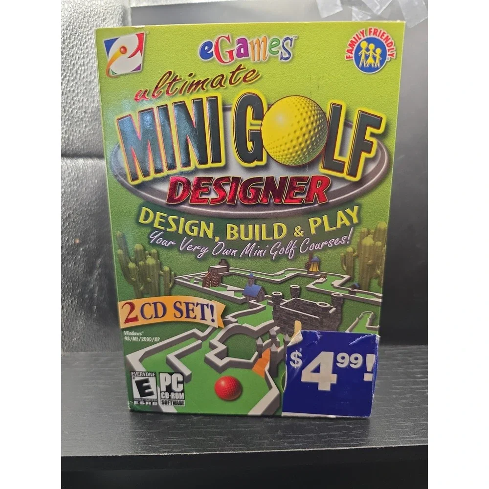 Ultimate Mini Golf Designer w/ Mini Golf Master 2 (PC, 2004)